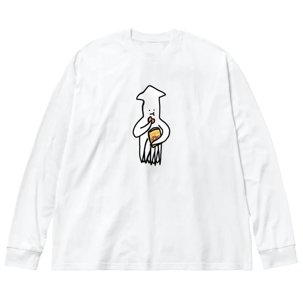 ＋Whimsyのいかみりん ビッグシルエットロングスリーブTシャツ