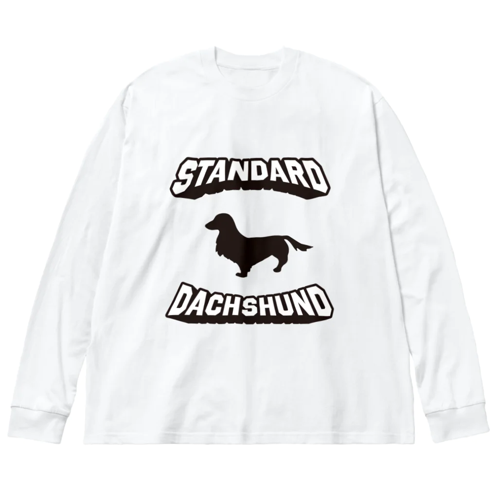 AVOCADOGのスタンダードダックスフンド Big Long Sleeve T-Shirt