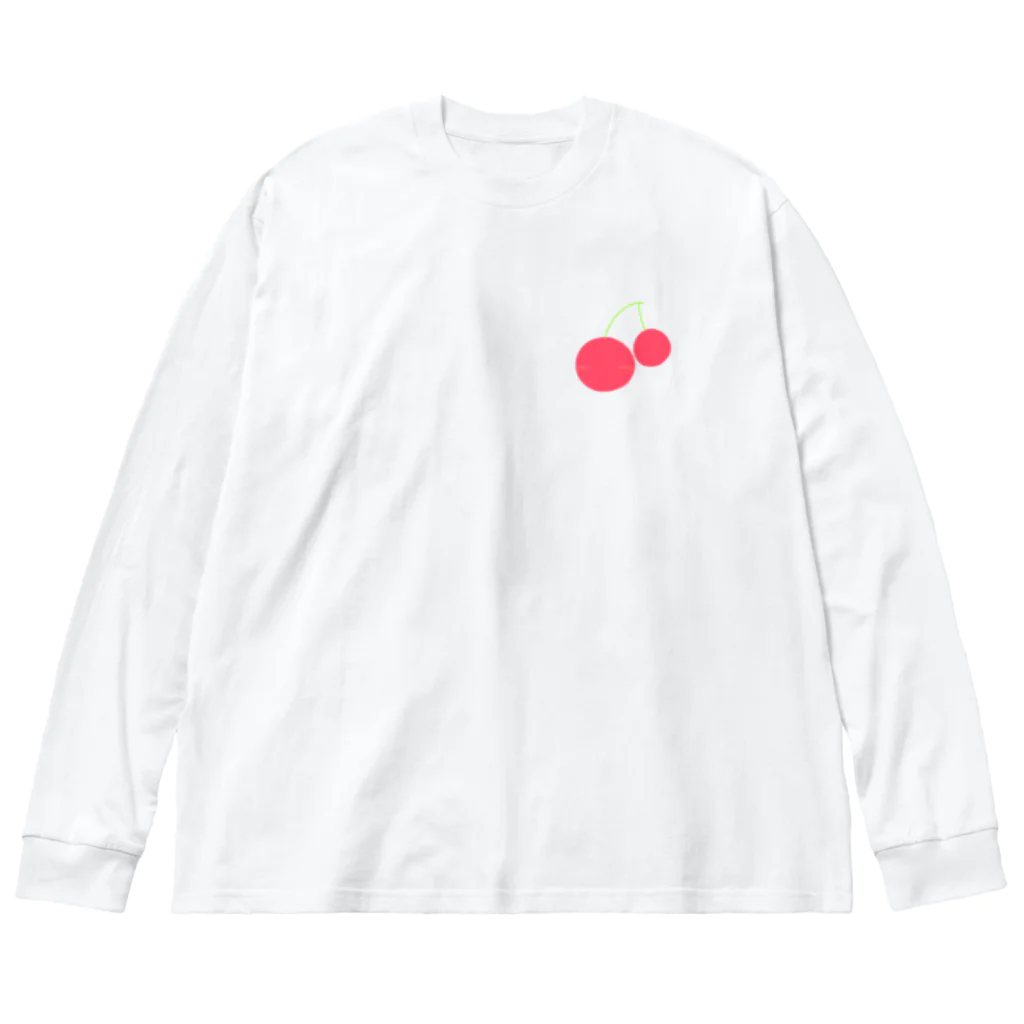 ゆかりのcherry cherry Big Long Sleeve T-Shirt