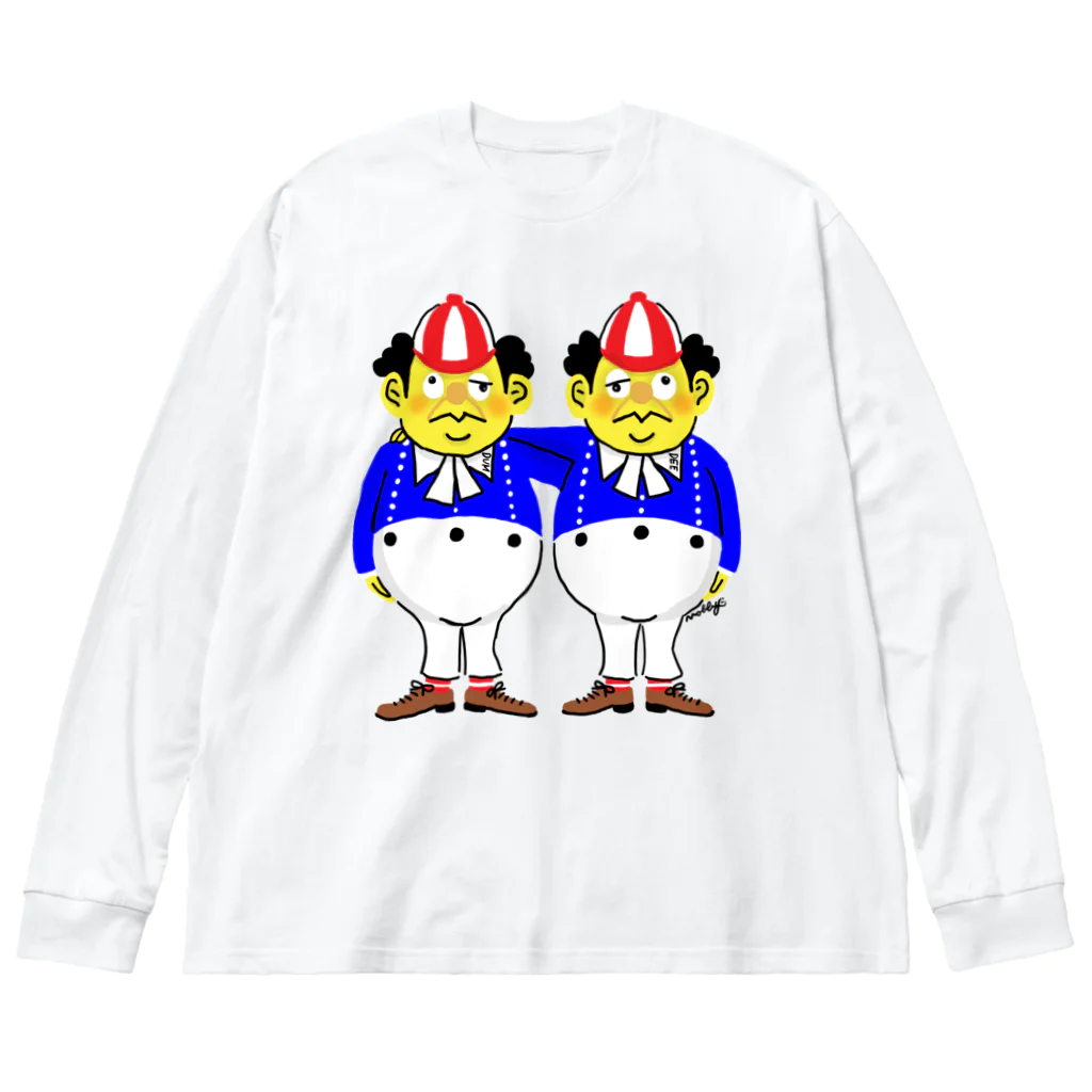 Nobby's SUZURI shopの双子のおじさん Big Long Sleeve T-Shirt