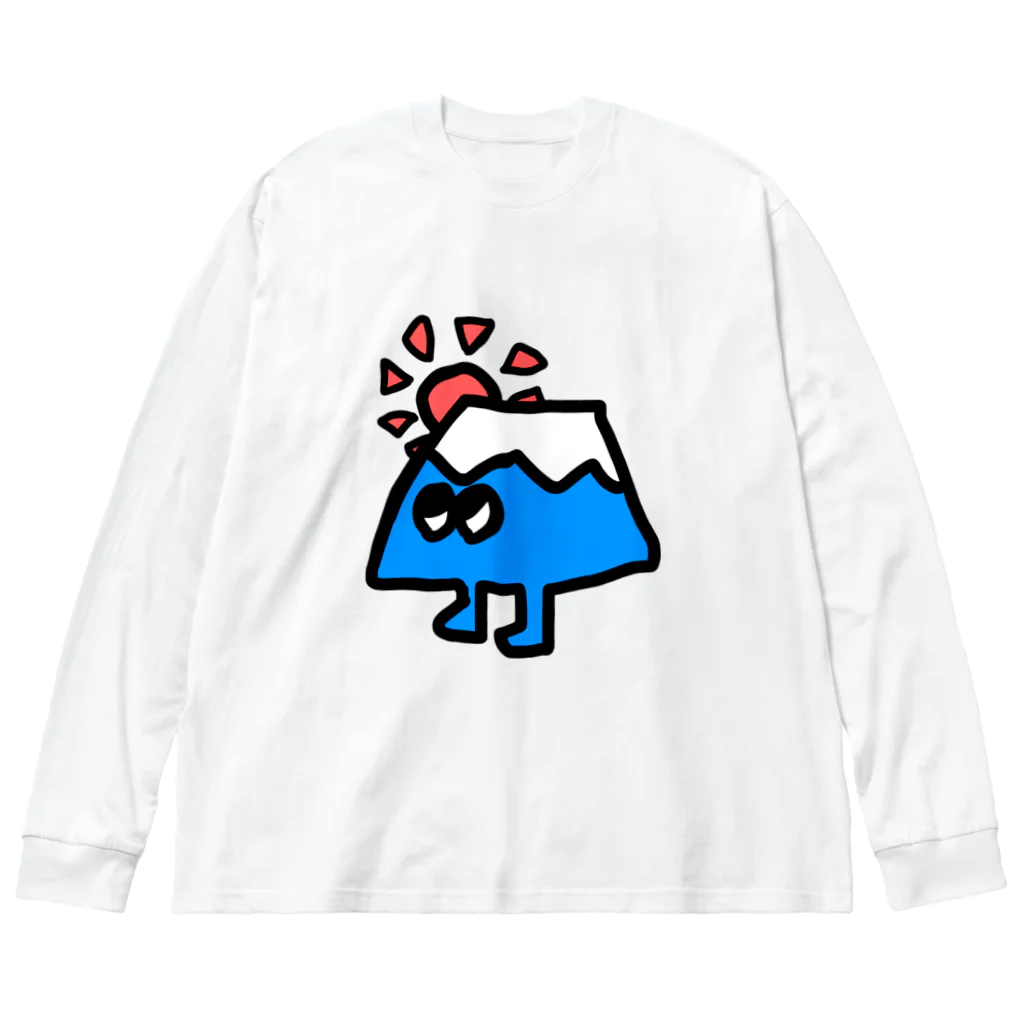 なでしこ@デザインのまうんとふじさん Big Long Sleeve T-Shirt