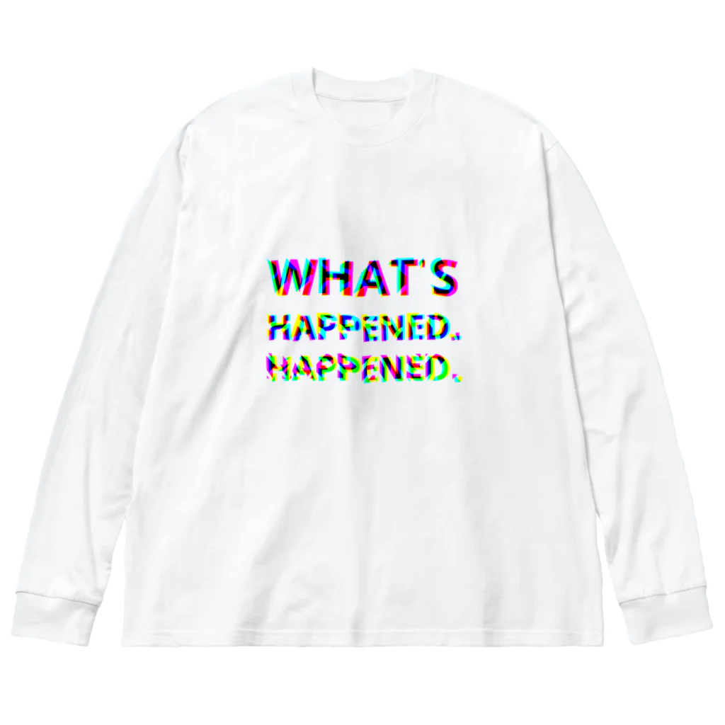 NomuraのWHAT'S HAPPENED HAPPENED ビッグシルエットロングスリーブTシャツ