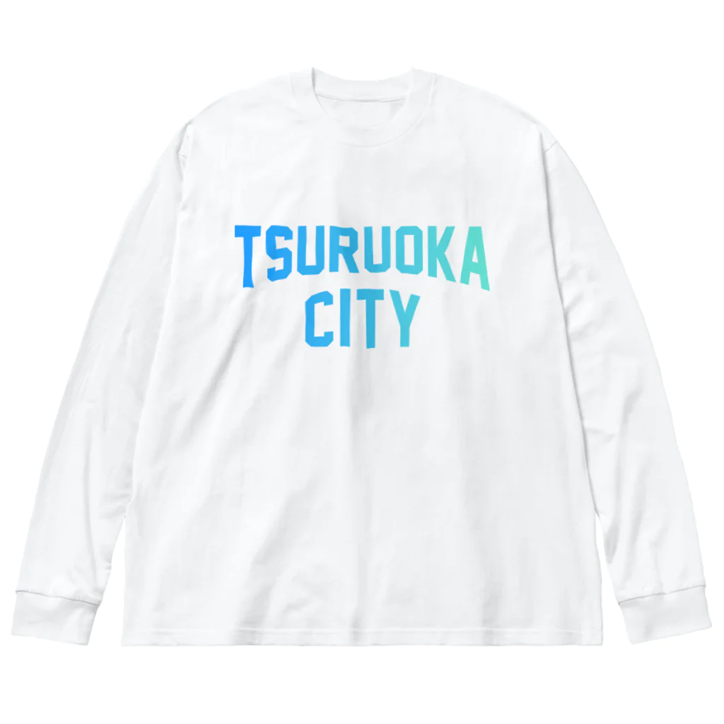 JIMOTO Wear Local Japanの鶴岡市 TSURUOKA CITY ビッグシルエットロングスリーブTシャツ