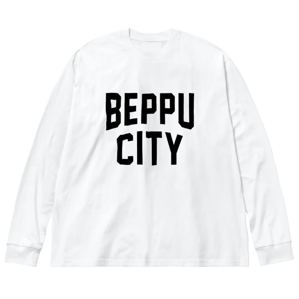 JIMOTOE Wear Local Japanの別府市 BEPPU CITY ビッグシルエットロングスリーブTシャツ