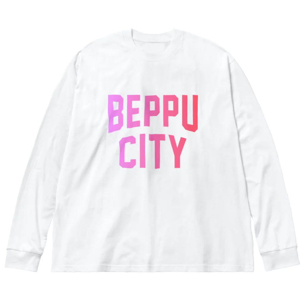 JIMOTOE Wear Local Japanの別府市 BEPPU CITY ビッグシルエットロングスリーブTシャツ