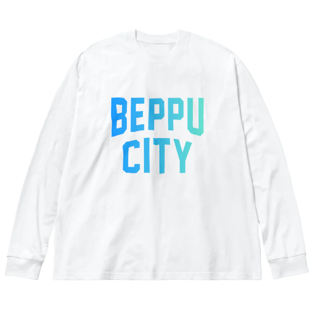 JIMOTOE Wear Local Japanの別府市 BEPPU CITY ビッグシルエットロングスリーブTシャツ