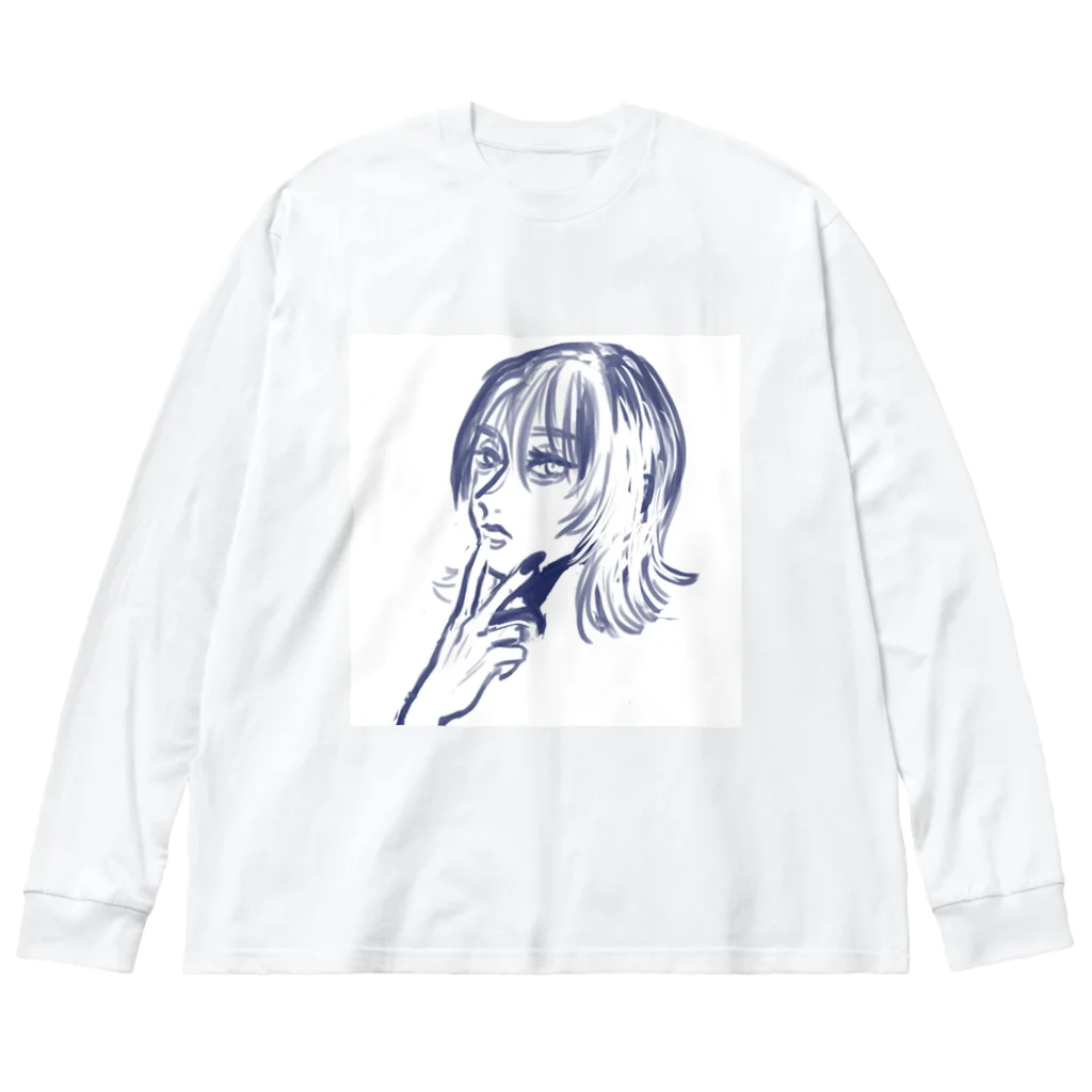 空き家のぴーす✌️ ビッグシルエットロングスリーブTシャツ