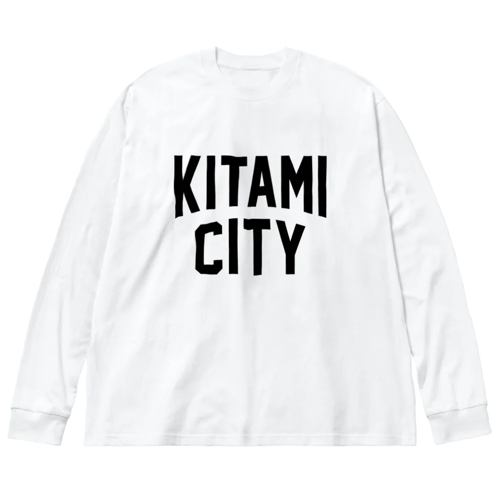 JIMOTOE Wear Local Japanの北見市 KITAMI CITY ビッグシルエットロングスリーブTシャツ