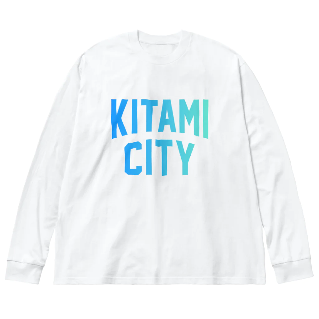 JIMOTOE Wear Local Japanの北見市 KITAMI CITY ビッグシルエットロングスリーブTシャツ