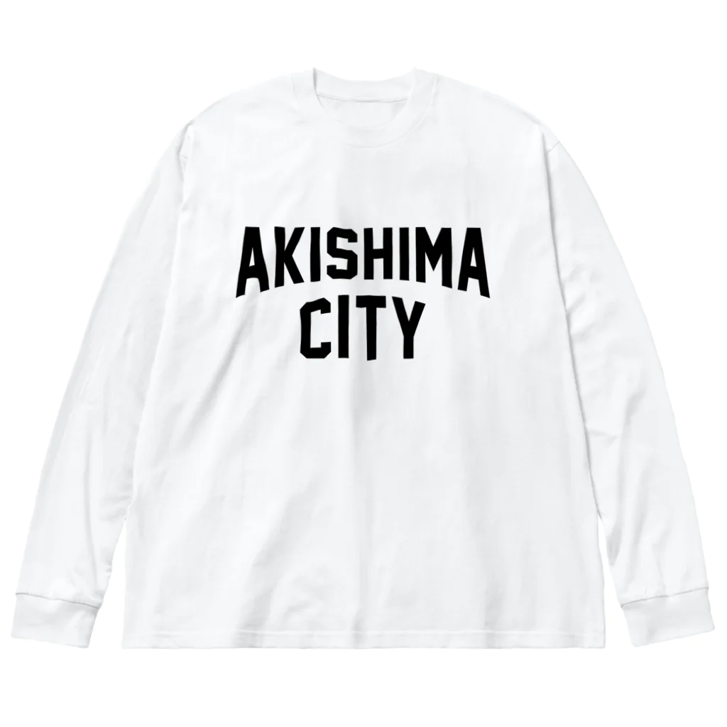 JIMOTOE Wear Local Japanの昭島市 AKISHIMA CITY ビッグシルエットロングスリーブTシャツ