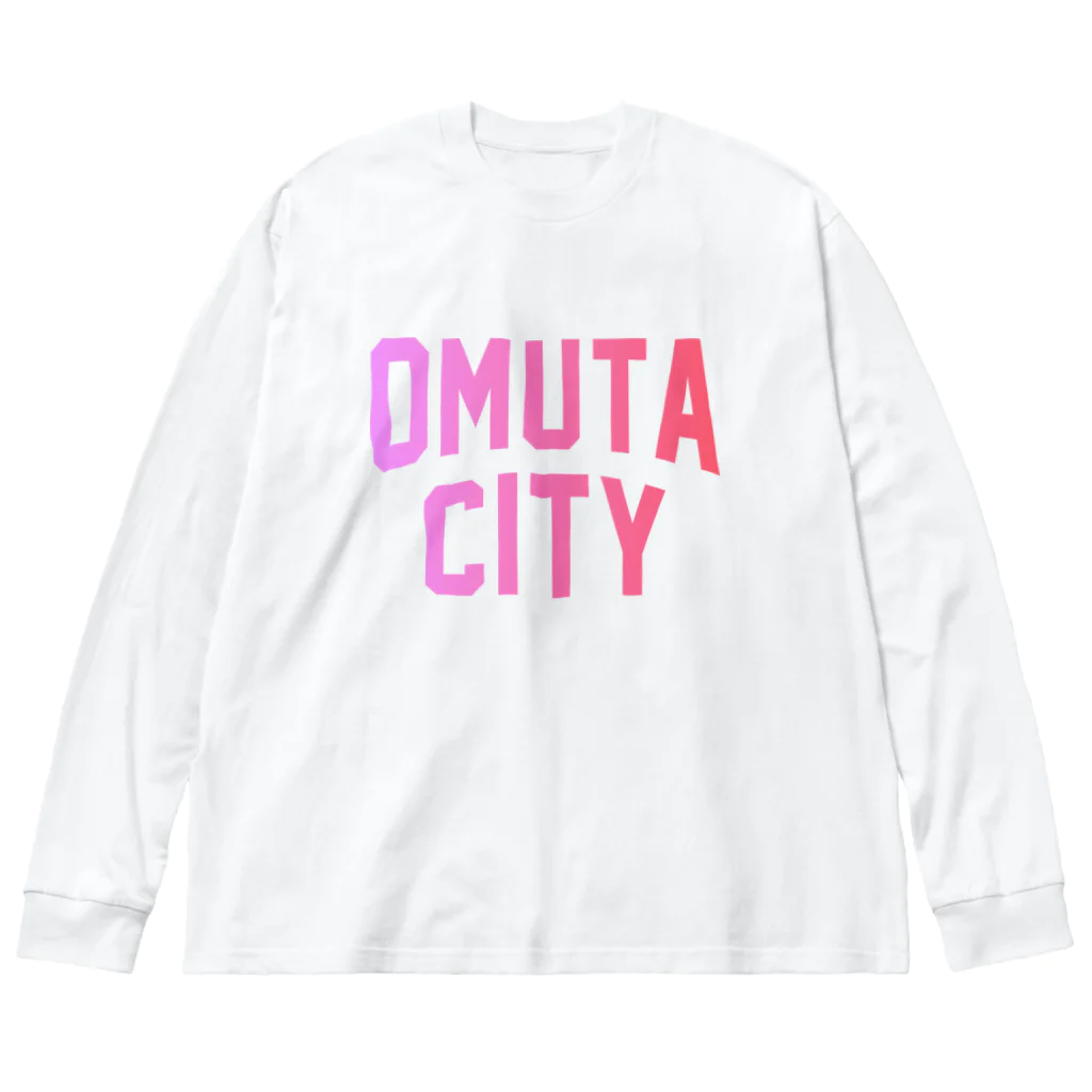 JIMOTOE Wear Local Japanの大牟田市 OMUTA CITY ビッグシルエットロングスリーブTシャツ