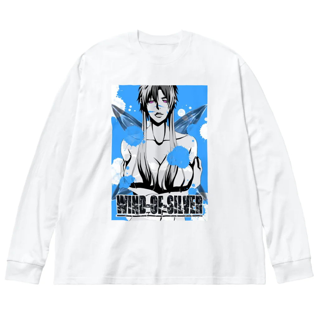 WIND-OF-SILVERの変化の術(女体化) Big Long Sleeve T-Shirt