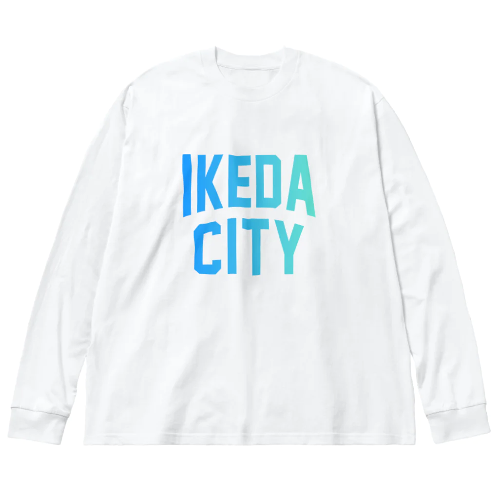 JIMOTOE Wear Local Japanの池田市 IKEDA CITY Big Long Sleeve T-Shirt