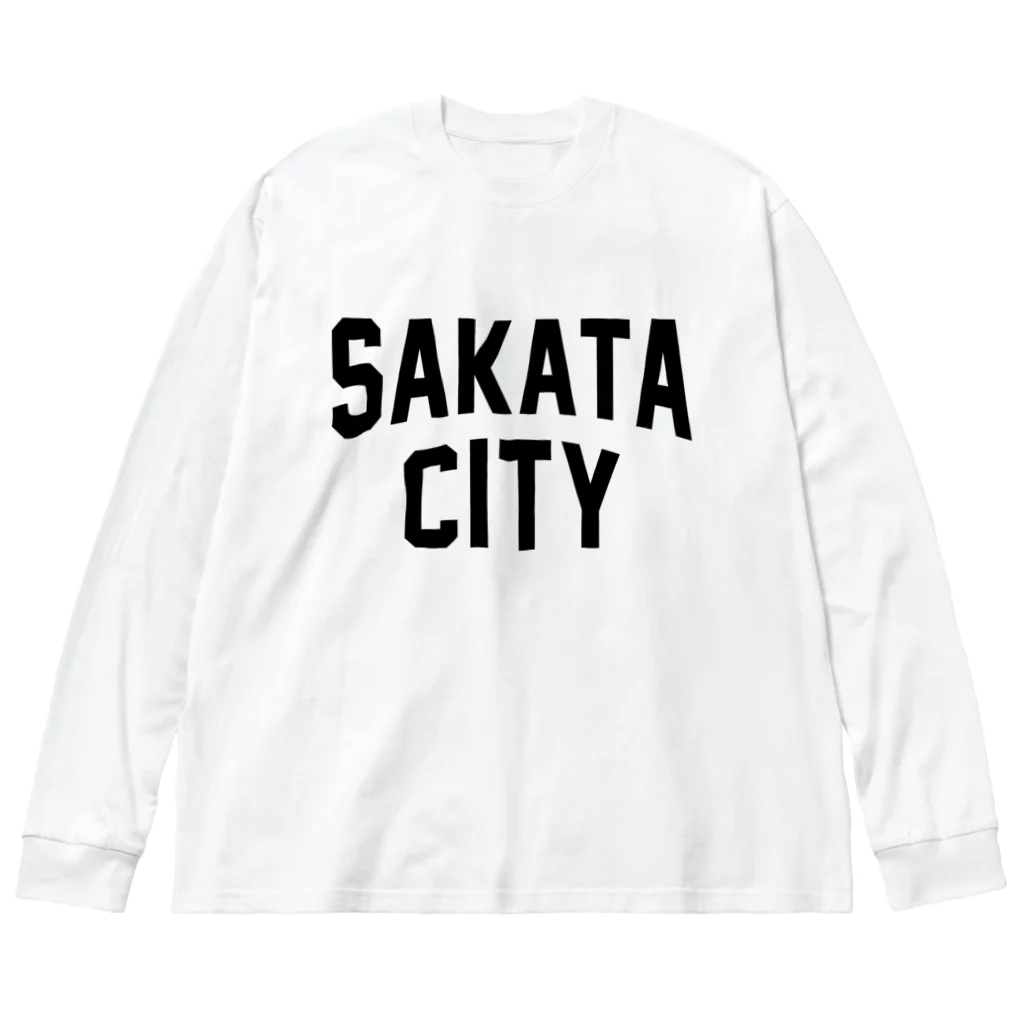 JIMOTO Wear Local Japanの酒田市 SAKATA CITY Big Long Sleeve T-Shirt