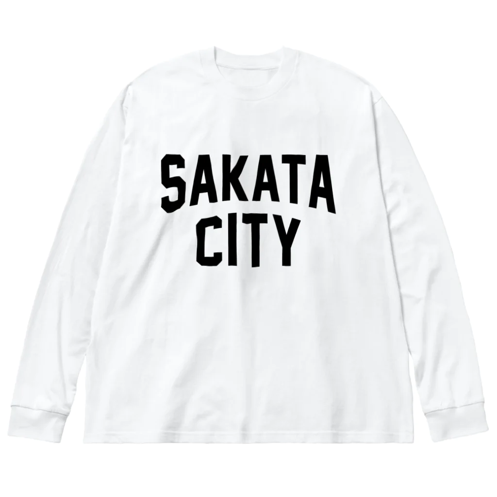 JIMOTO Wear Local Japanの酒田市 SAKATA CITY ビッグシルエットロングスリーブTシャツ