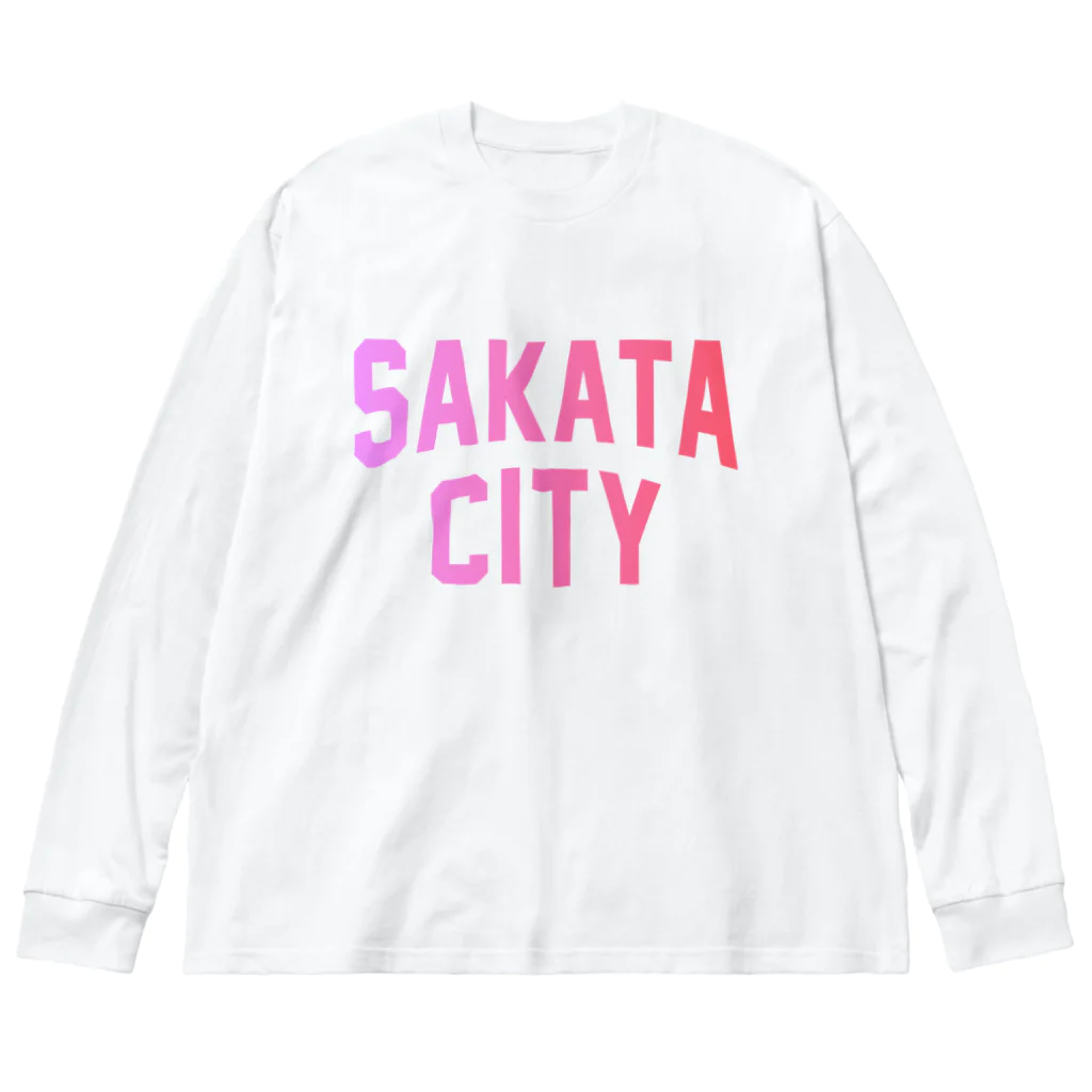 JIMOTOE Wear Local Japanの酒田市 SAKATA CITY Big Long Sleeve T-Shirt