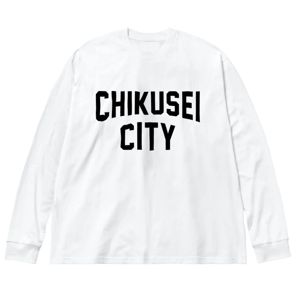 JIMOTOE Wear Local Japanの筑西市 CHIKUSEI CITY ビッグシルエットロングスリーブTシャツ