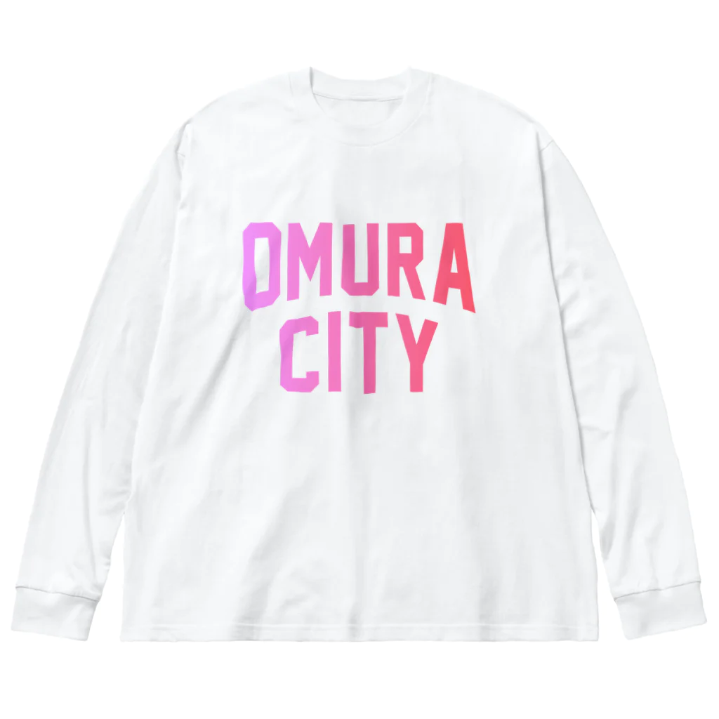 JIMOTOE Wear Local Japanの大村市 OMURA CITY Big Long Sleeve T-Shirt