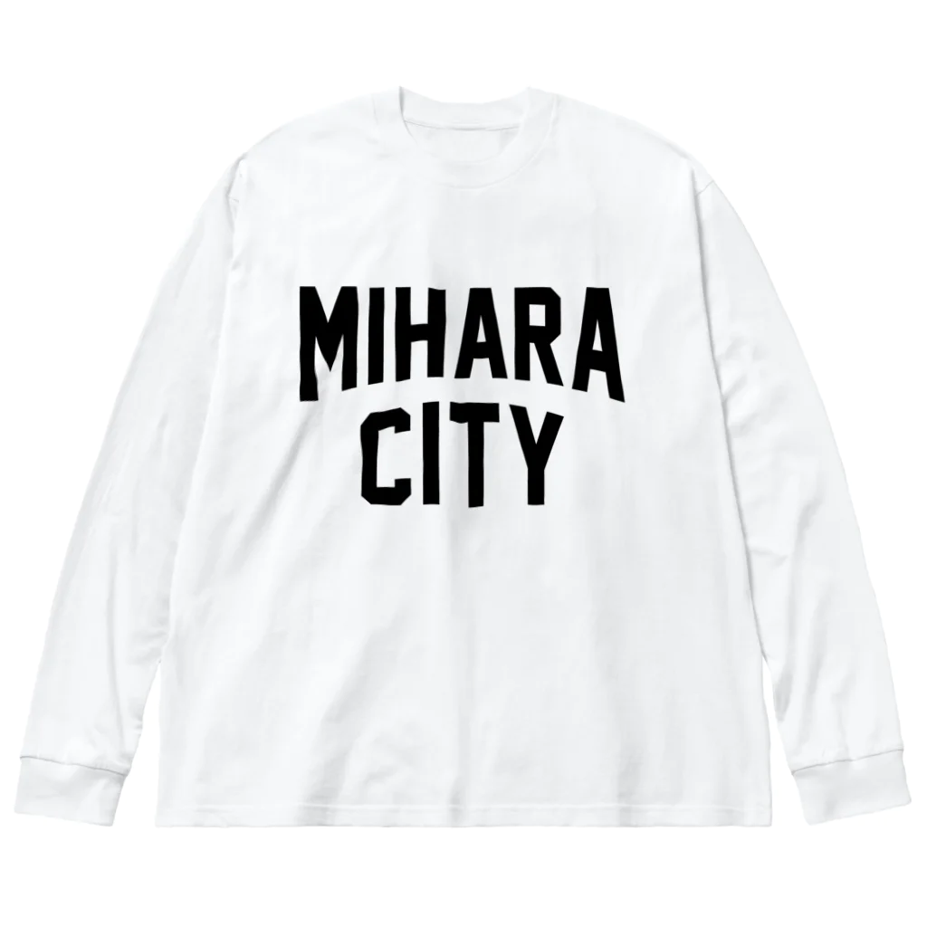 JIMOTOE Wear Local Japanの三原市 MIHARA CITY Big Long Sleeve T-Shirt