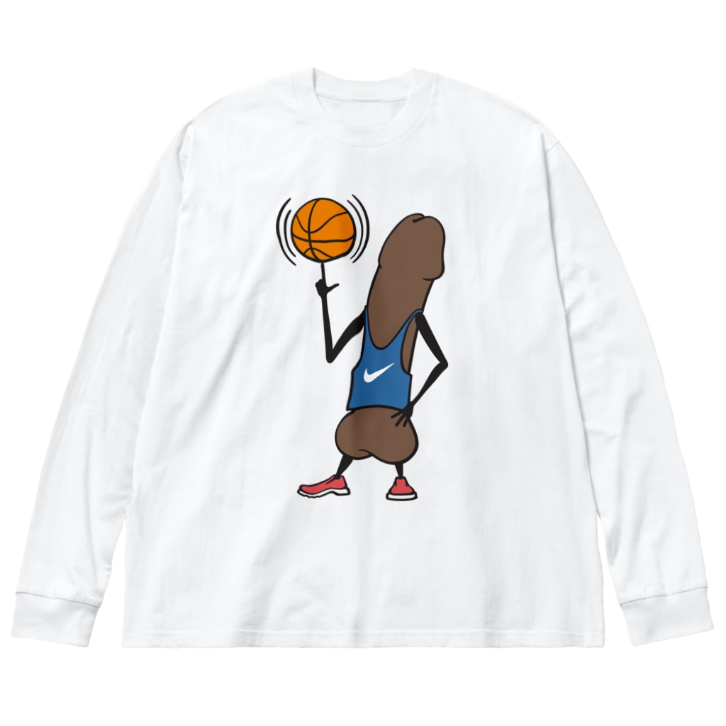 NOBODY754のEddie Funky Dick - Basketball Big Long Sleeve T-Shirt