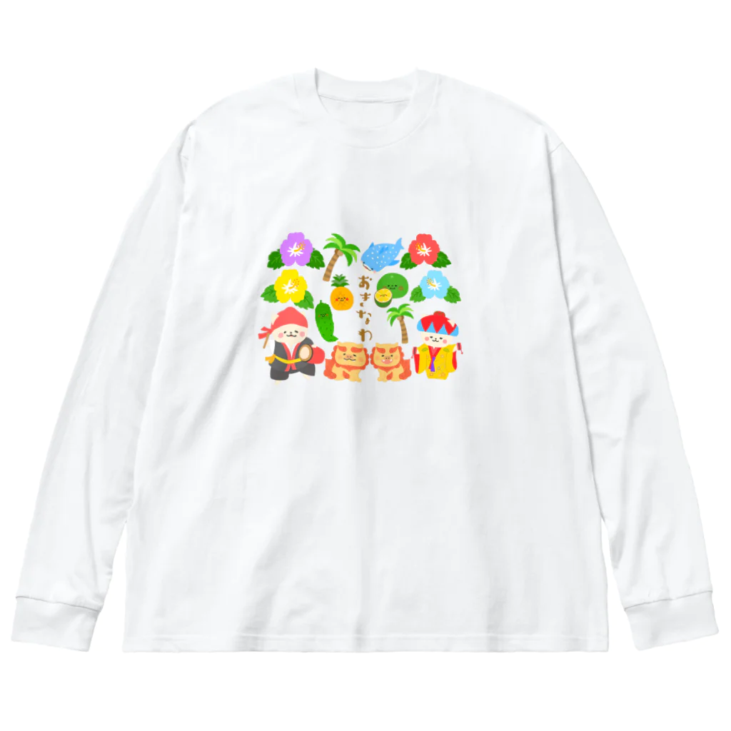 もちぱっちの沖縄好きなあなたに Big Long Sleeve T-Shirt