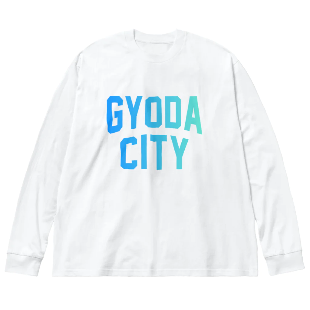 JIMOTOE Wear Local Japanの行田市 GYODA CITY Big Long Sleeve T-Shirt