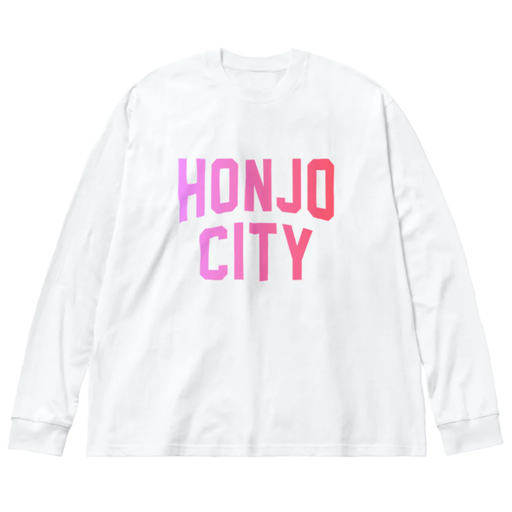JIMOTOE Wear Local Japanの本庄市 HONJO CITY Big Long Sleeve T-Shirt