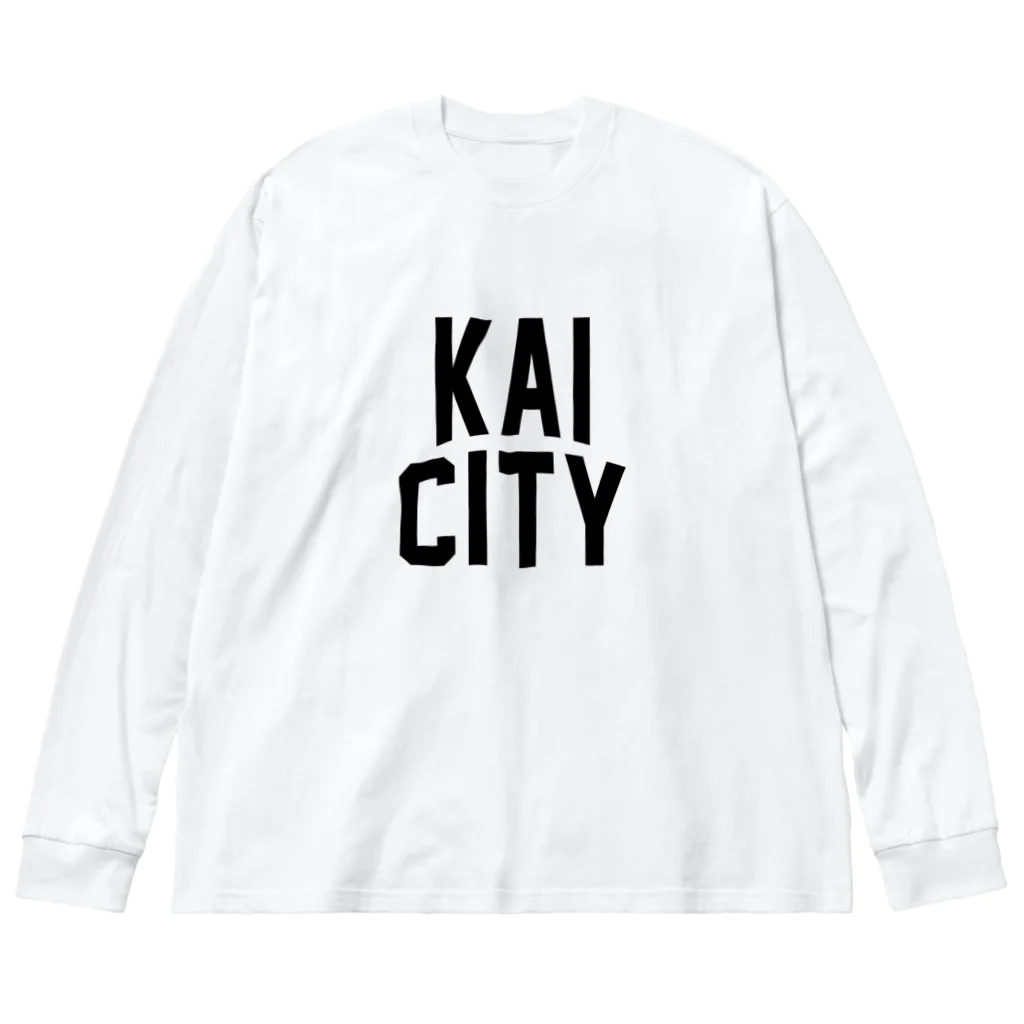 JIMOTOE Wear Local Japanの甲斐市 KAI CITY Big Long Sleeve T-Shirt