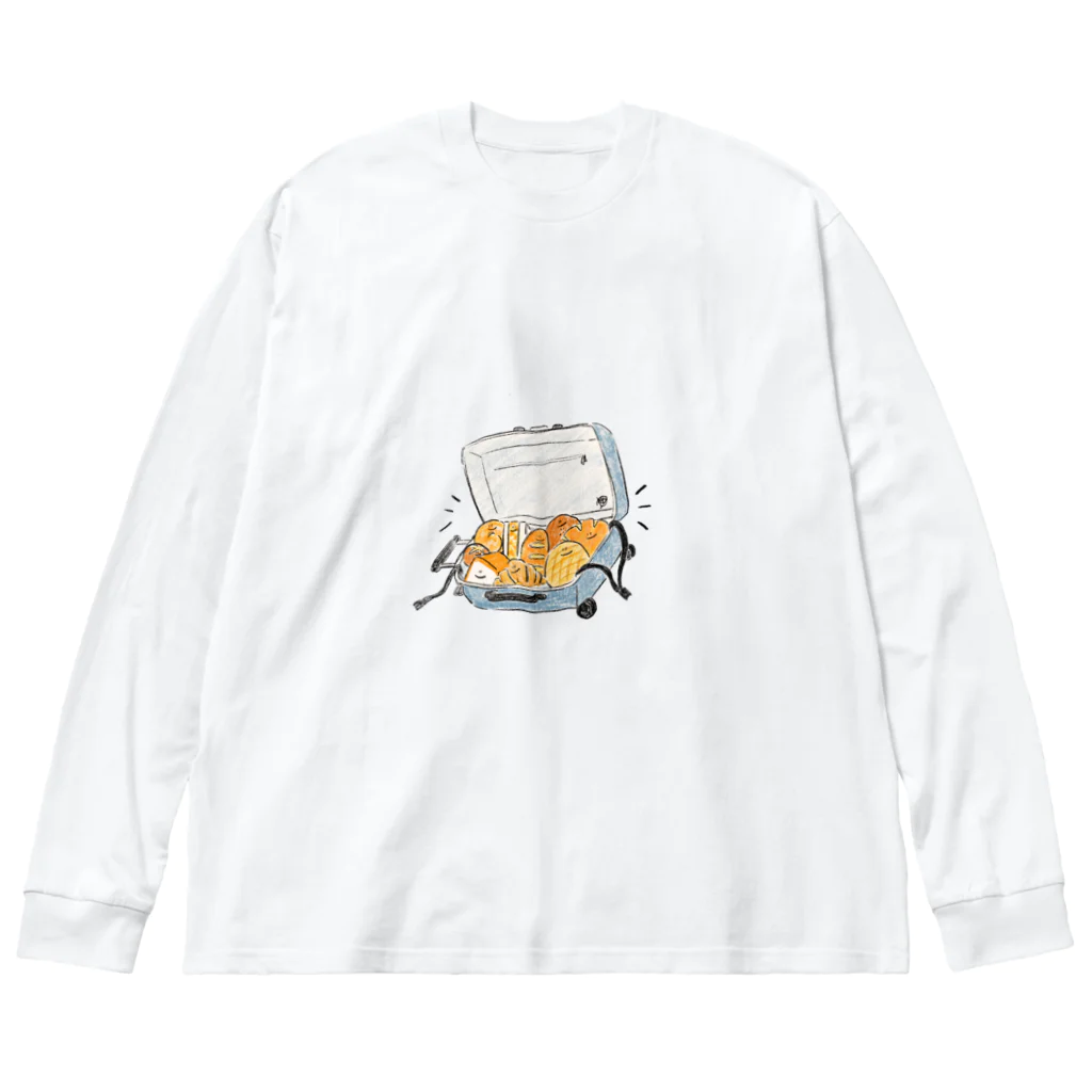 おかかのはるばるやってきたパン達 Big Long Sleeve T-Shirt