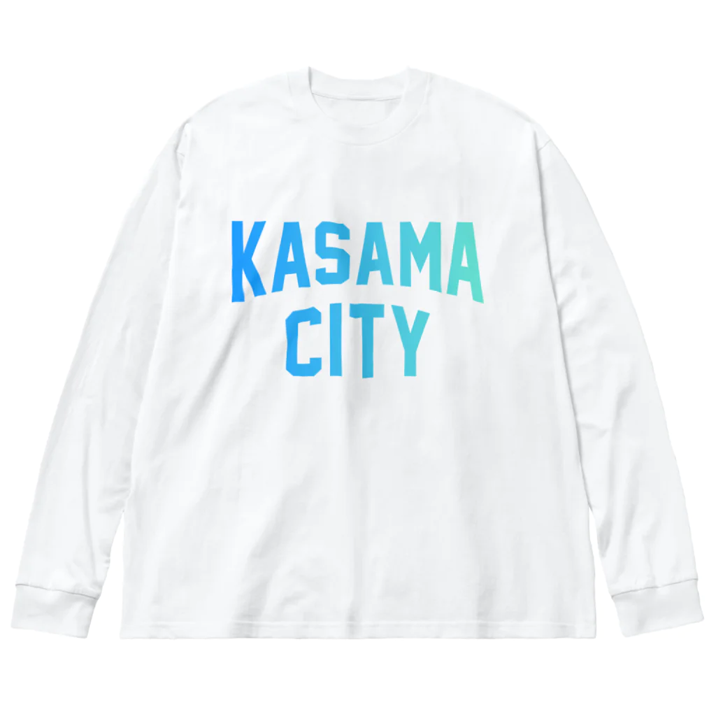 JIMOTO Wear Local Japanの笠間市 KASAMA CITY ビッグシルエットロングスリーブTシャツ