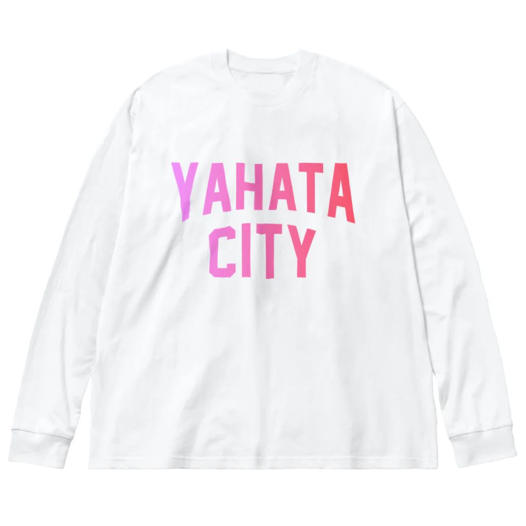 JIMOTO Wear Local Japanの八幡市 YAHATA CITY ビッグシルエットロングスリーブTシャツ