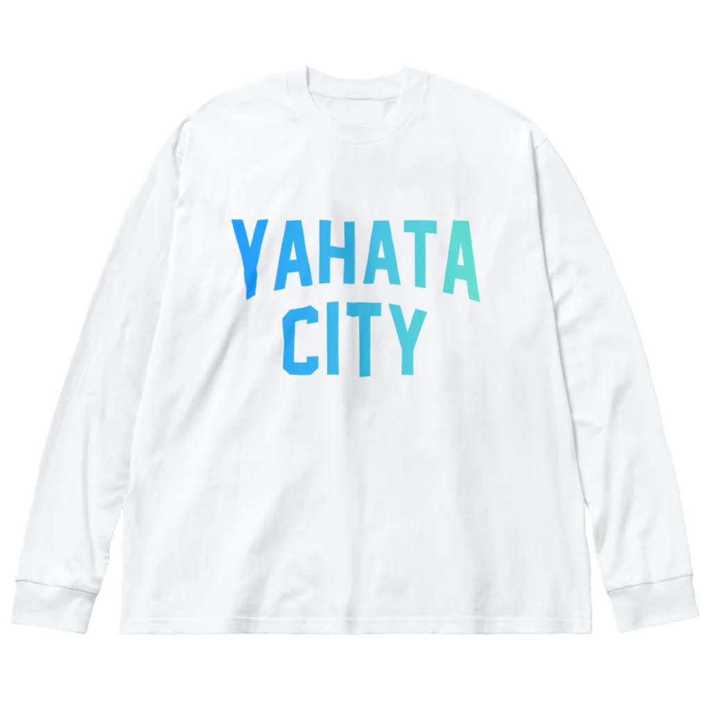 JIMOTOE Wear Local Japanの八幡市 YAHATA CITY ビッグシルエットロングスリーブTシャツ