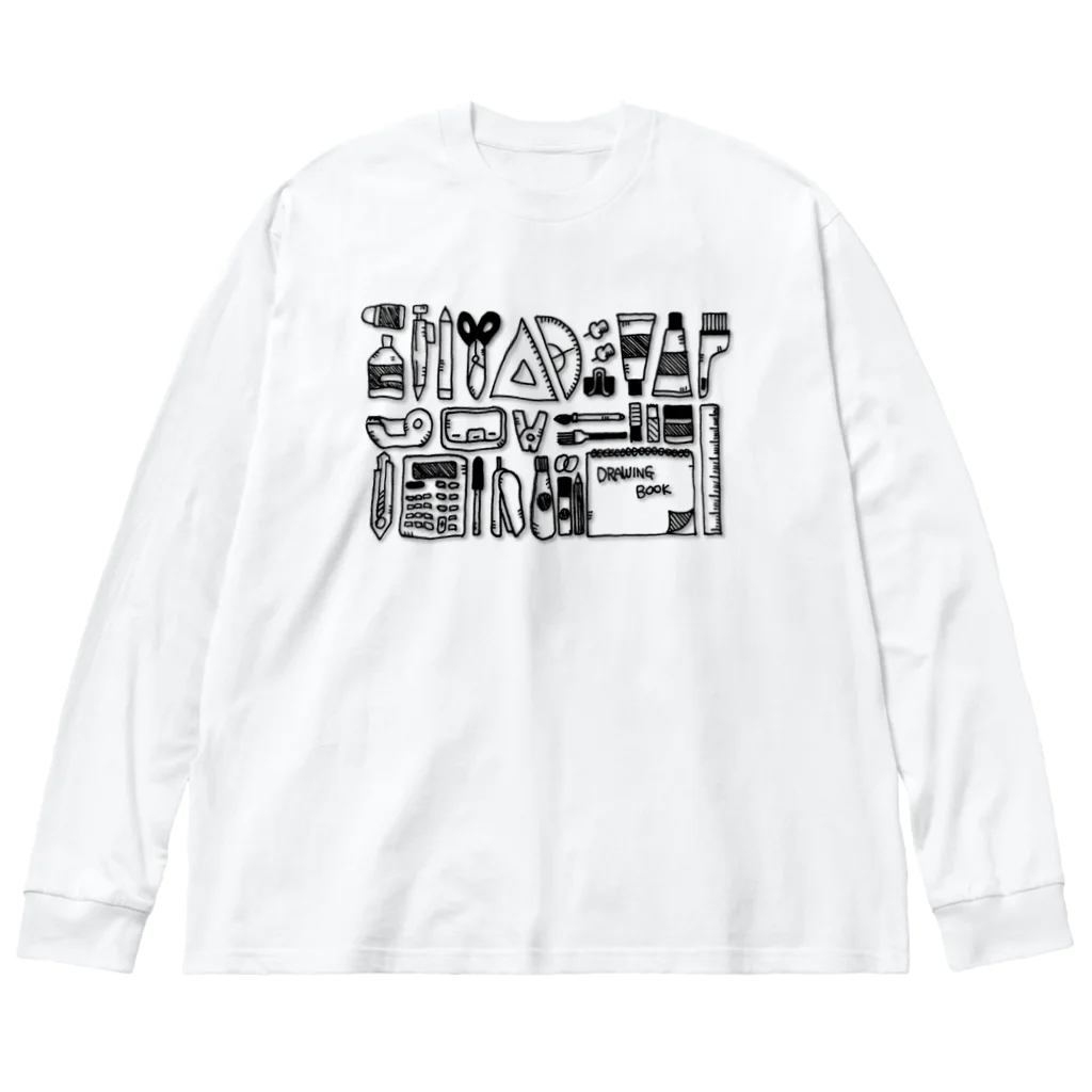 Nhat markのStationery etc. Big Long Sleeve T-Shirt