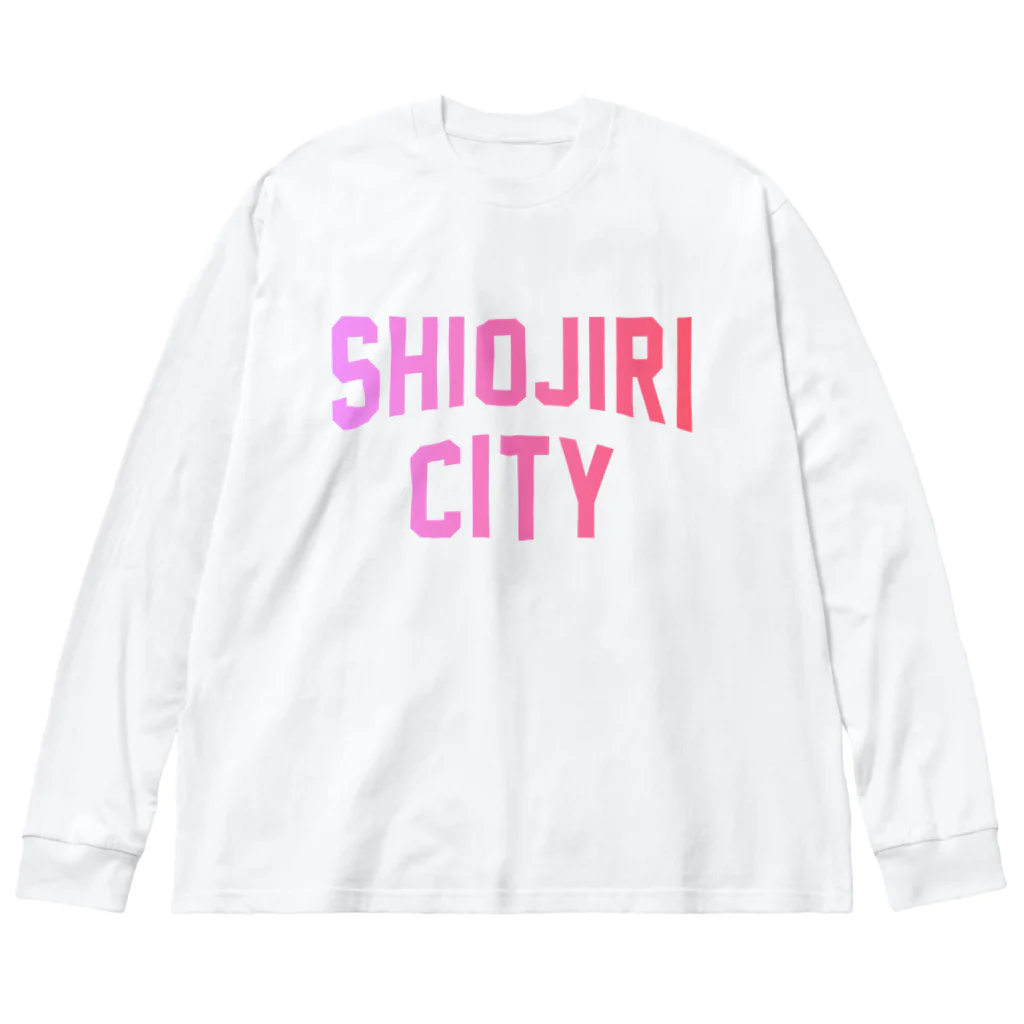 JIMOTOE Wear Local Japanの塩尻市 SHIOJIRI CITY Big Long Sleeve T-Shirt