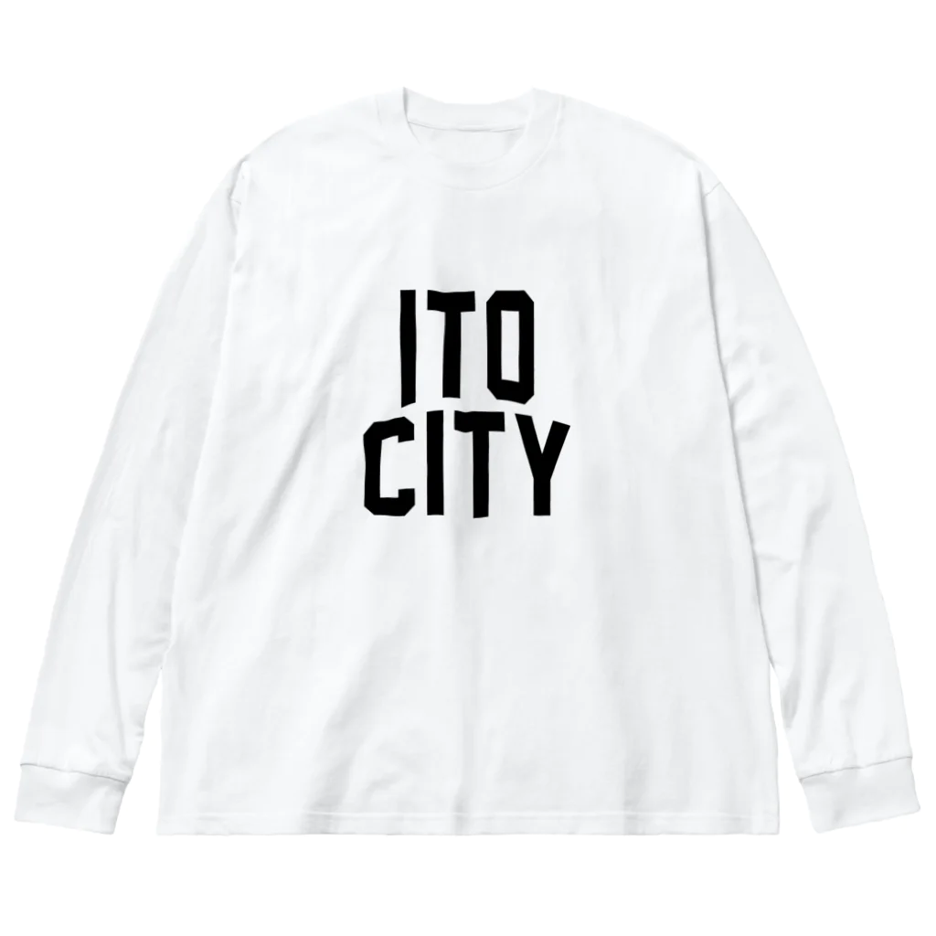 JIMOTOE Wear Local Japanの伊東市 ITO CITY ビッグシルエットロングスリーブTシャツ