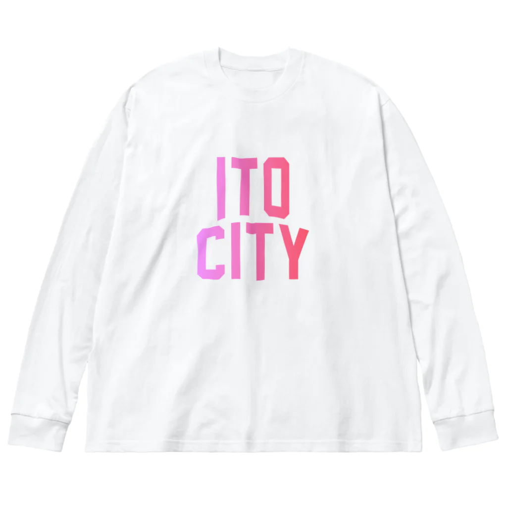 JIMOTOE Wear Local Japanの伊東市 ITO CITY Big Long Sleeve T-Shirt