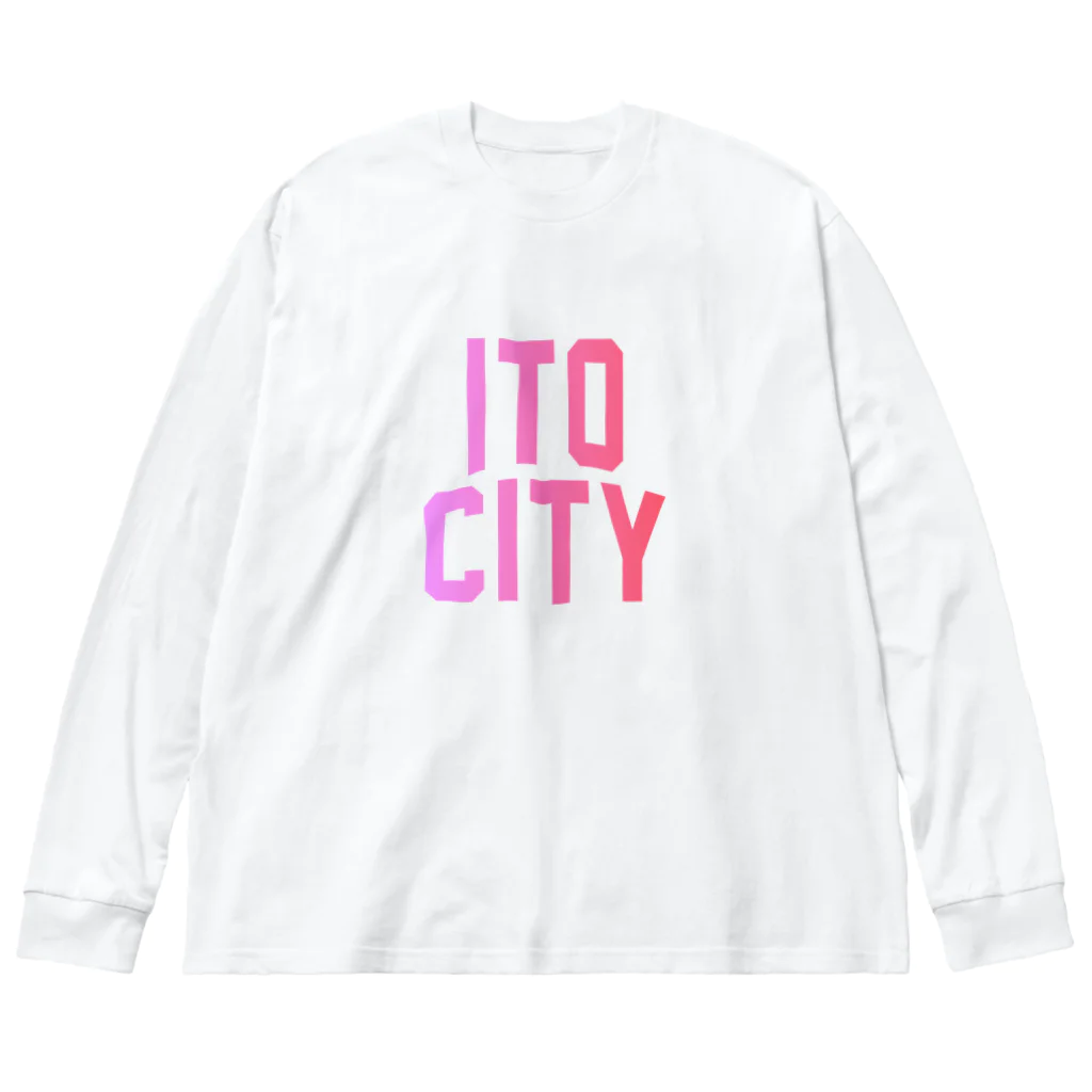 JIMOTOE Wear Local Japanの伊東市 ITO CITY ビッグシルエットロングスリーブTシャツ