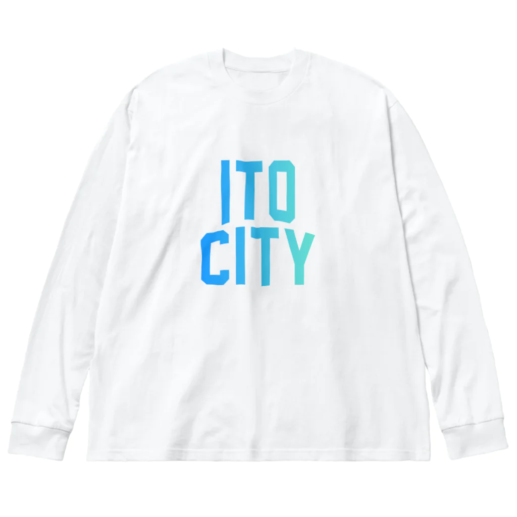 JIMOTOE Wear Local Japanの伊東市 ITO CITY ビッグシルエットロングスリーブTシャツ