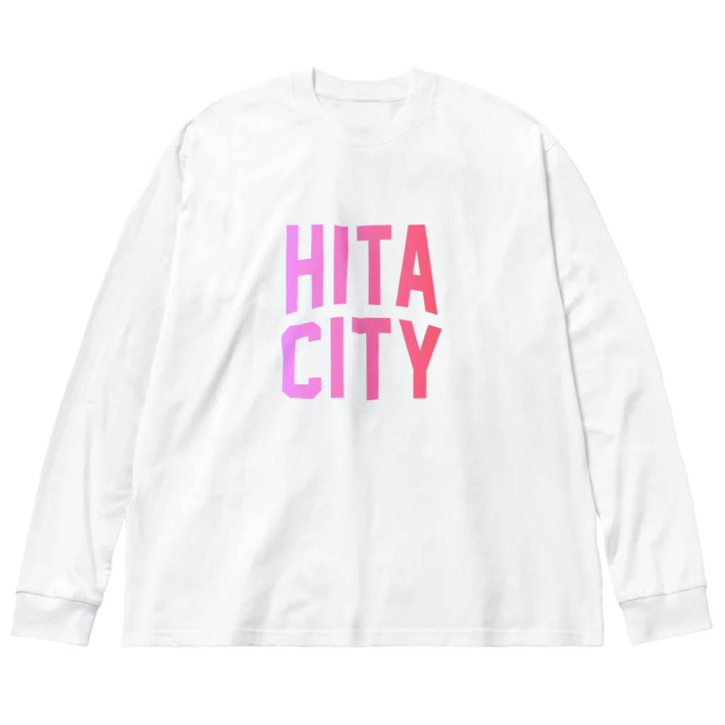 JIMOTOE Wear Local Japanの日田市 HITA CITY Big Long Sleeve T-Shirt