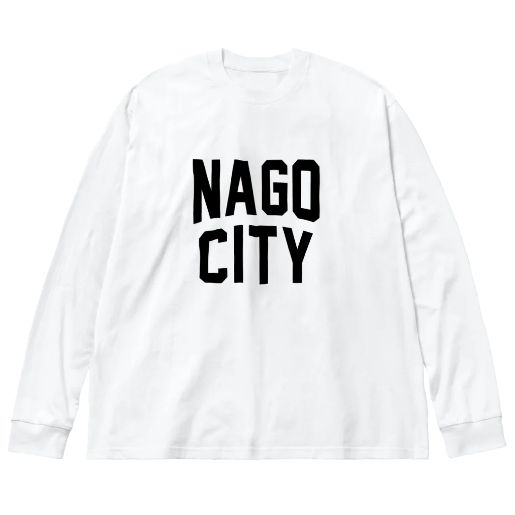 JIMOTOE Wear Local Japanの名護市 NAGO CITY Big Long Sleeve T-Shirt