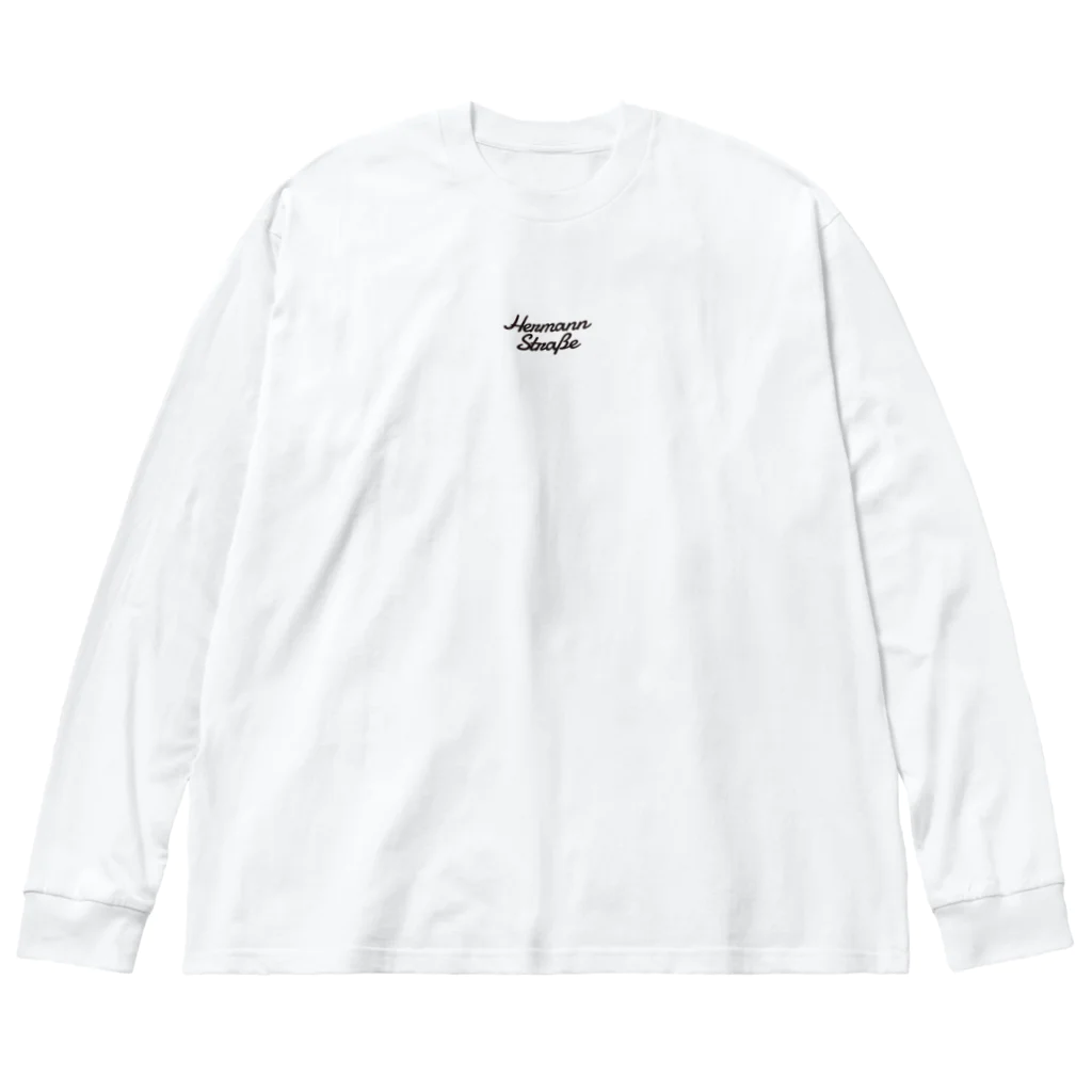 HermannStrasseのゴッホとレオパードゲッコー：バックプリント Big Long Sleeve T-Shirt