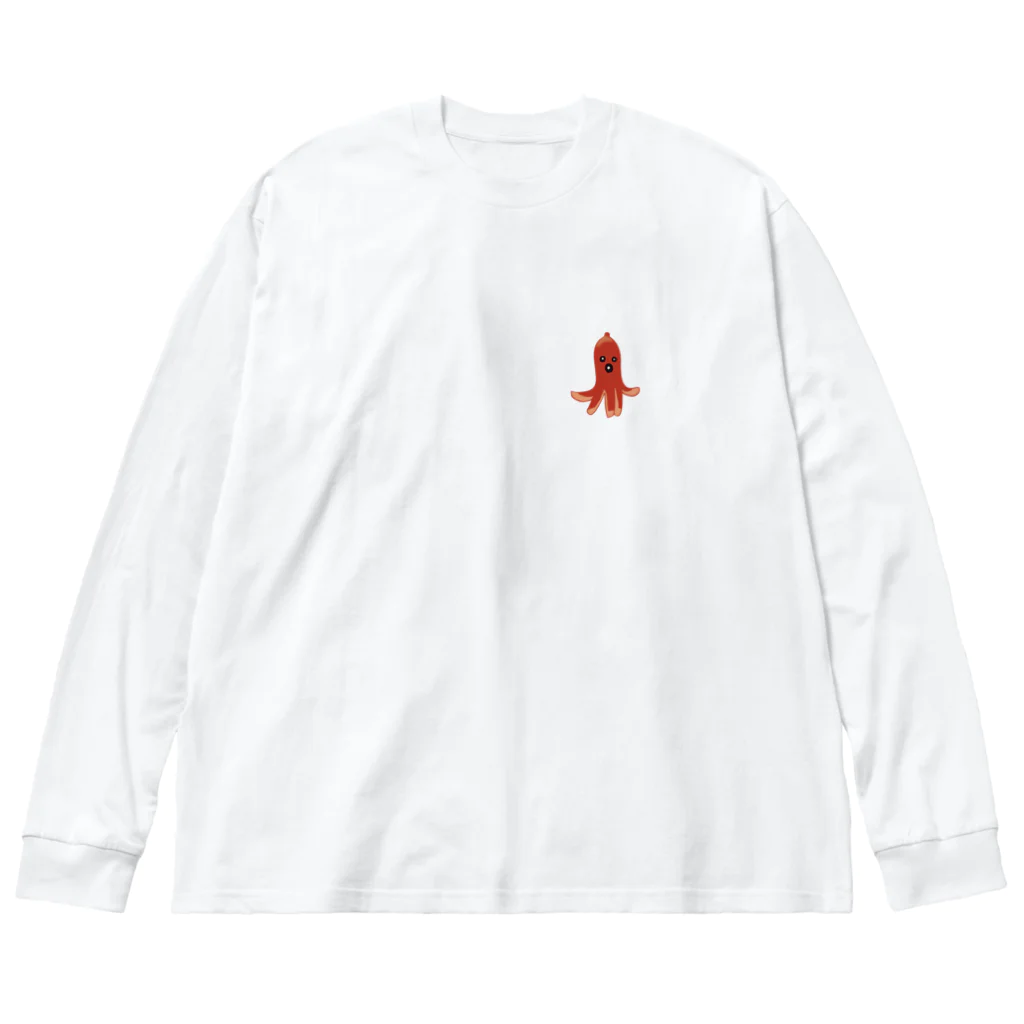 puikkoのタコさんウインナ（ワンポイント） Big Long Sleeve T-Shirt