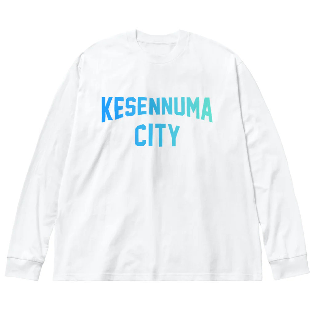 JIMOTOE Wear Local Japanの気仙沼市 KESENNUMA CITY Big Long Sleeve T-Shirt