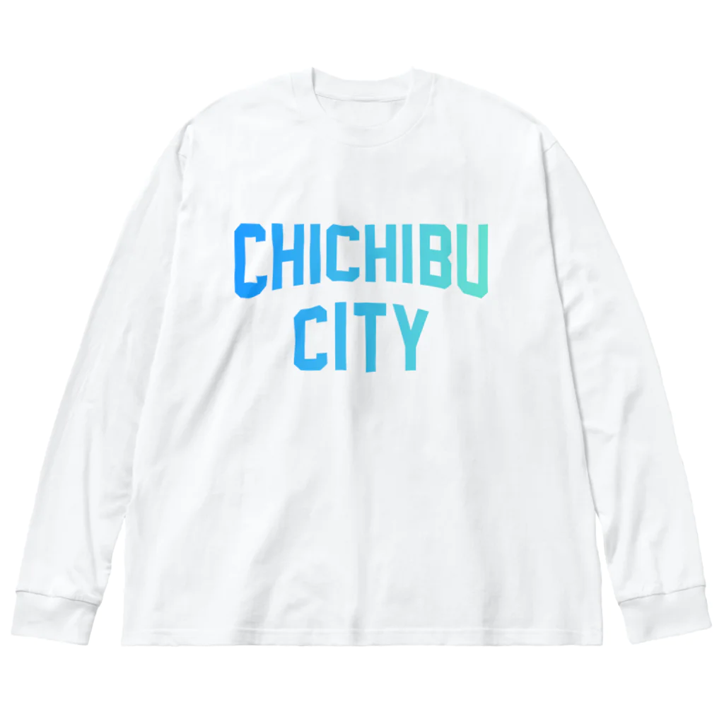 JIMOTOE Wear Local Japanの秩父市 CHICHIBU CITY Big Long Sleeve T-Shirt