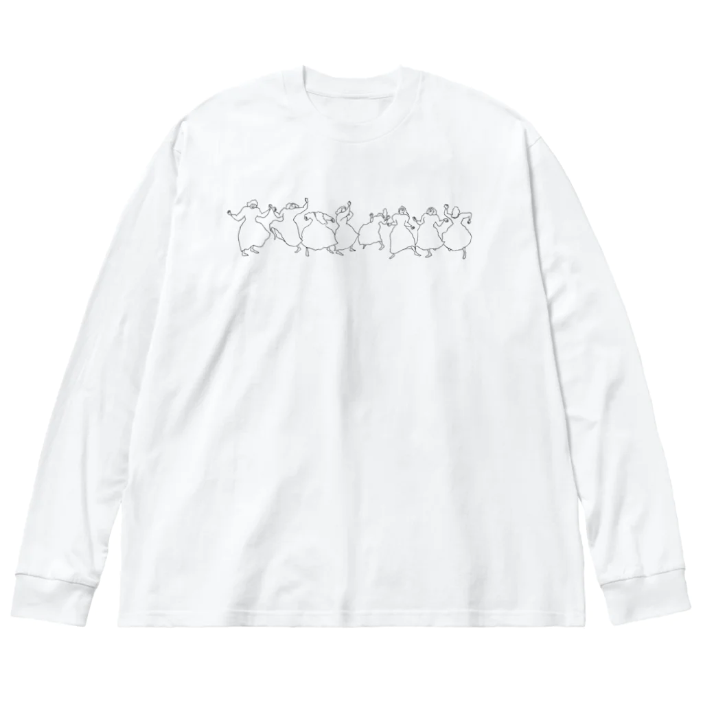 Aico/坪井愛子のdancing girl Big Long Sleeve T-Shirt