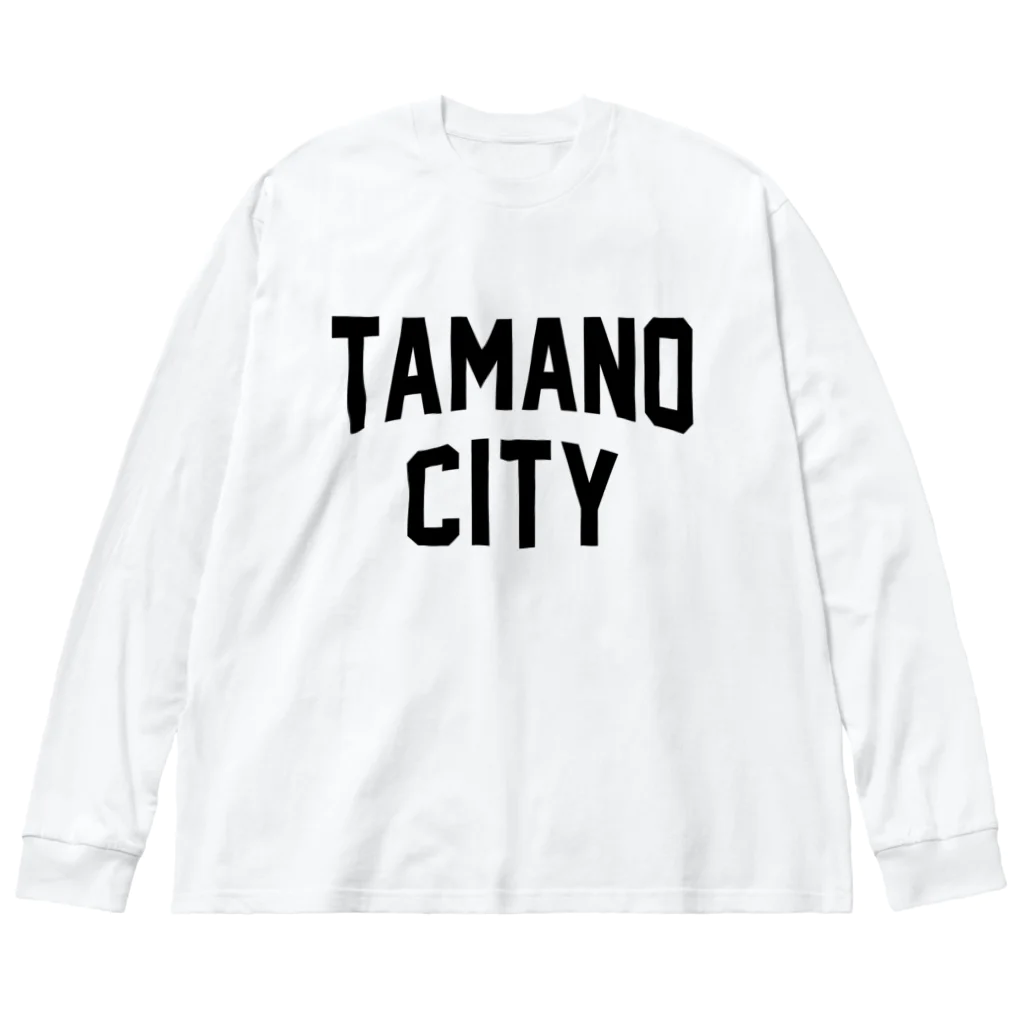 JIMOTOE Wear Local Japanの玉野市 TAMANO CITY Big Long Sleeve T-Shirt