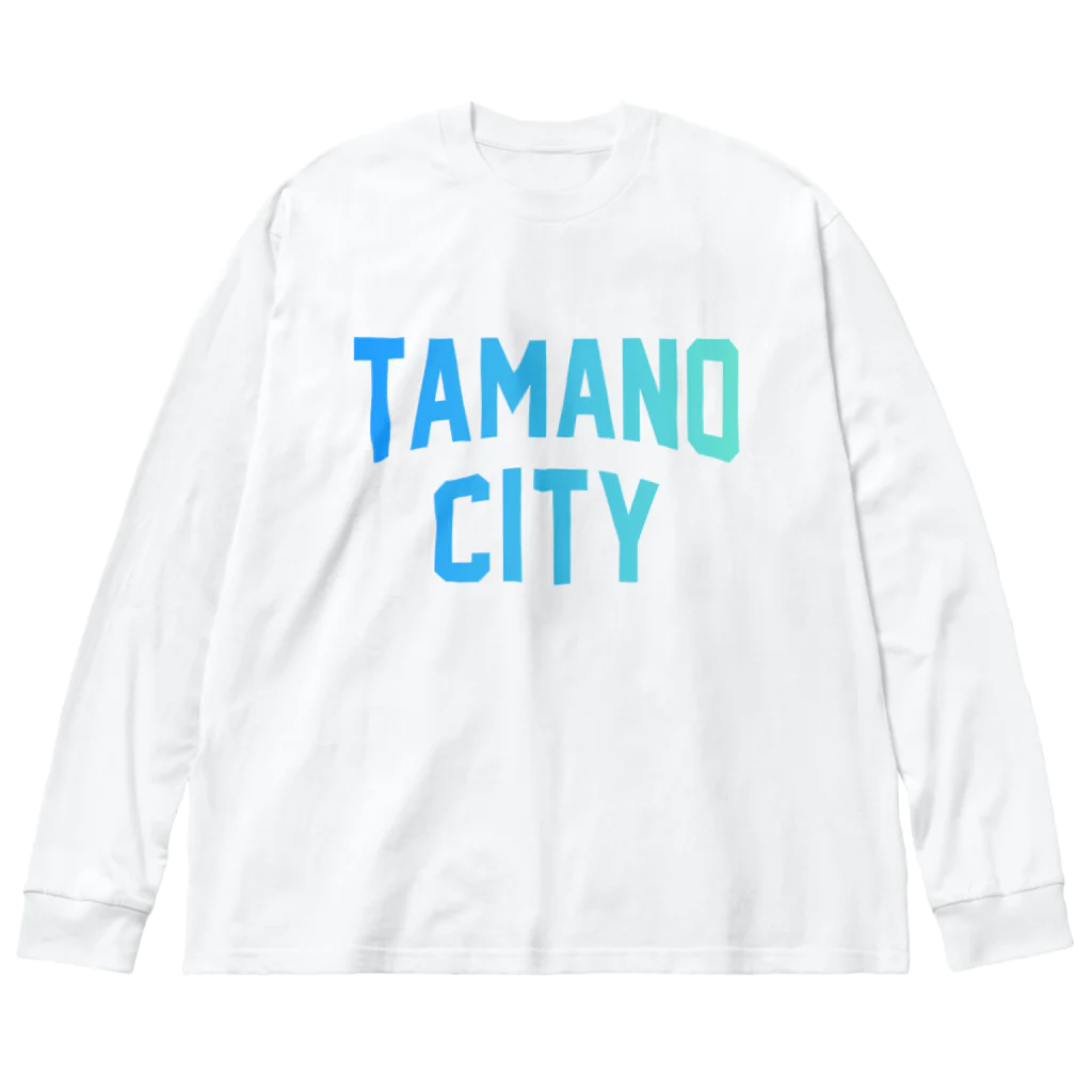 JIMOTOE Wear Local Japanの玉野市 TAMANO CITY Big Long Sleeve T-Shirt