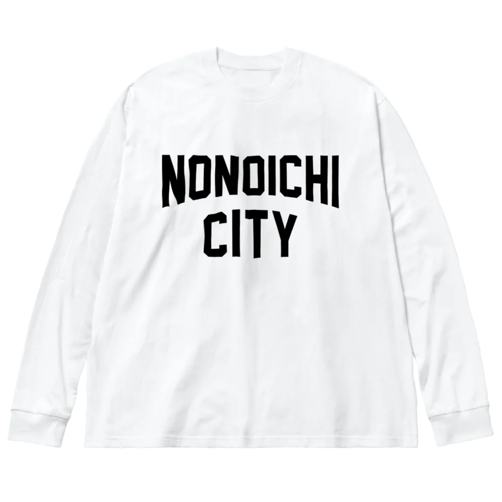 JIMOTOE Wear Local Japanの野々市 NONOICHI CITY Big Long Sleeve T-Shirt