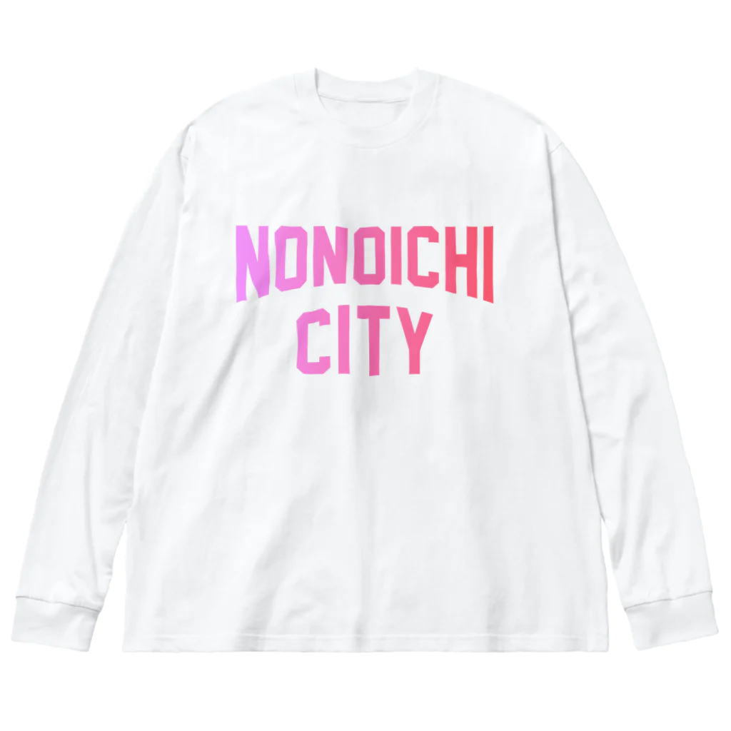 JIMOTOE Wear Local Japanの野々市 NONOICHI CITY Big Long Sleeve T-Shirt