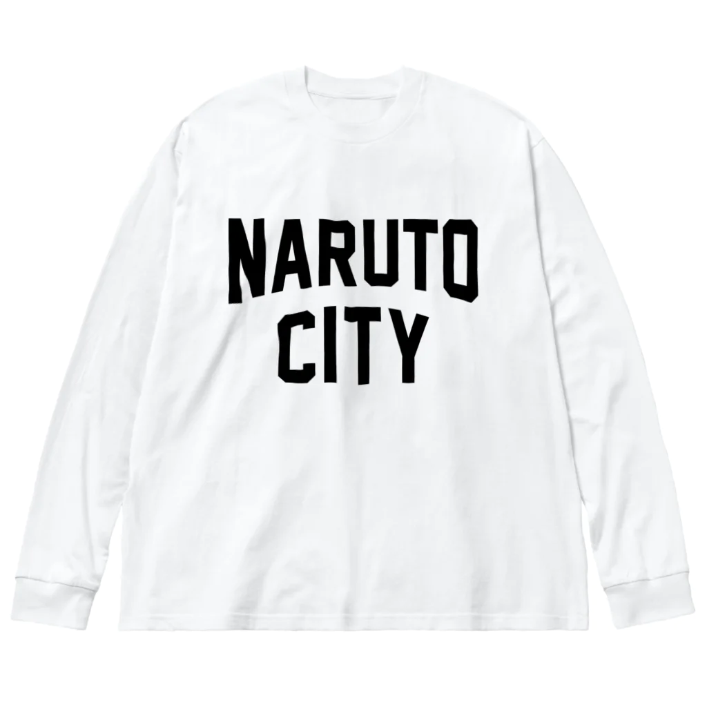 JIMOTOE Wear Local Japanの鳴門市 NARUTO CITY Big Long Sleeve T-Shirt